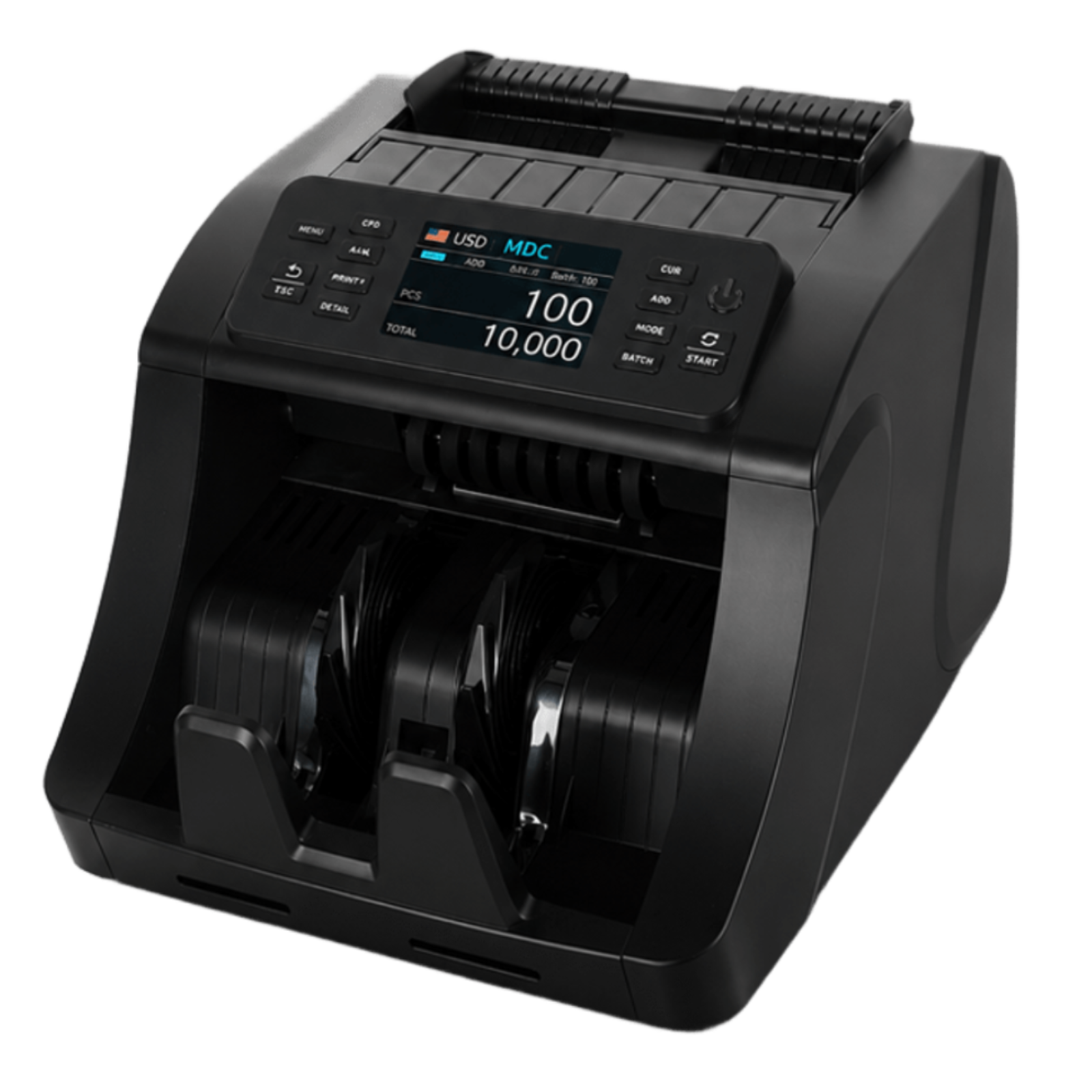 Detector de billetes falsos y contadora de valor Sentinel AL-N66D